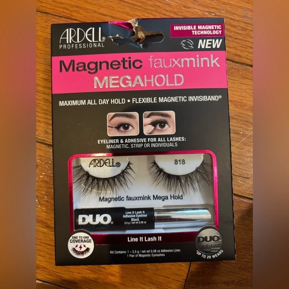 NWT Pack Ardell Magnetic Faux Mink MegaHold Liquid Liner & Lash YOU CHOOSE